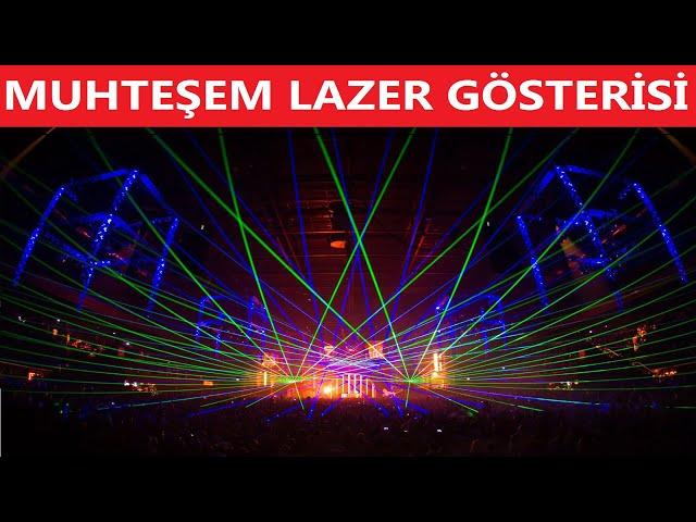 Muhteşem lazer gösterisi