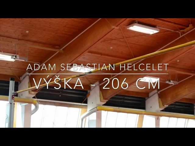 Adam Sebastian Helcelet - výška 206 cm