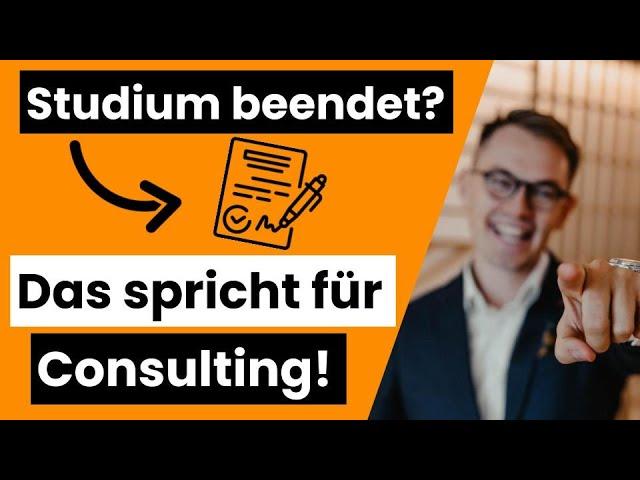 5 Gründe FÜR den Beruf als Unternehmensberater/Consultant