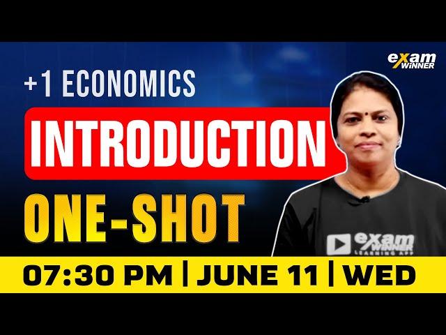 Plus One Statistics Economics | Introduction | Oneshot | Exam Winner
