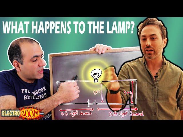 How Wrong Is VERITASIUM? A Lamp and Power Line Story