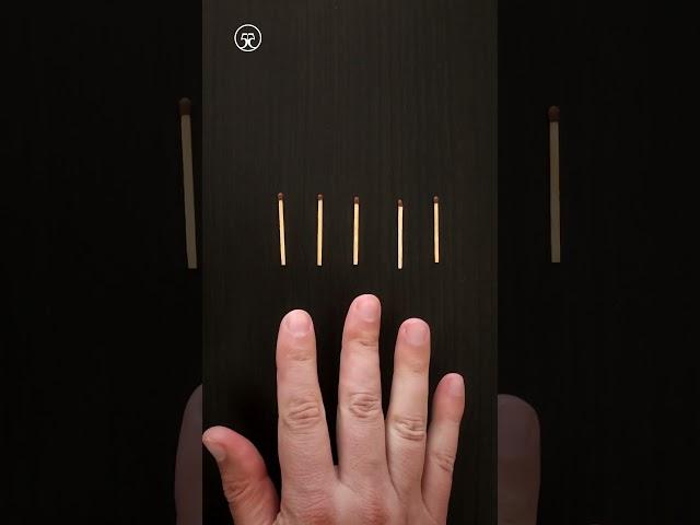 Есть 5 спичек. Как не ломая их сделать восемь 