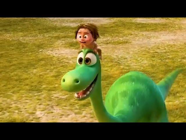 Верхом на Динозаврике !!! #cartoon #childhood #gooddinosaur #хорошийдинозавр