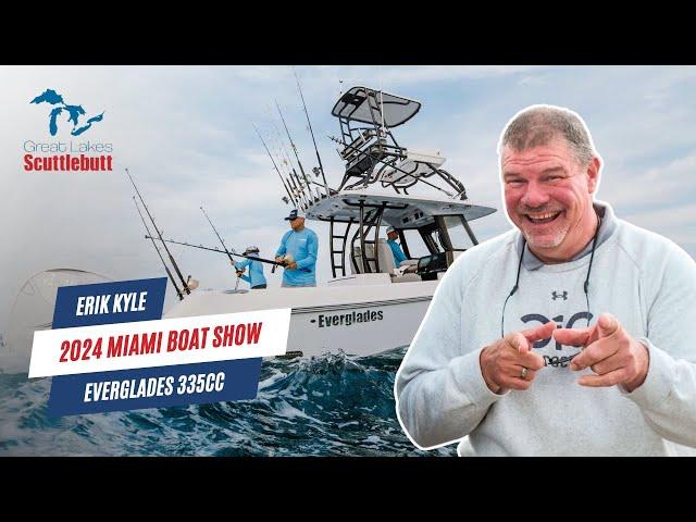 ALL NEW EVERGLADES 335CC! Everglades | 2024 Miami Boat Show