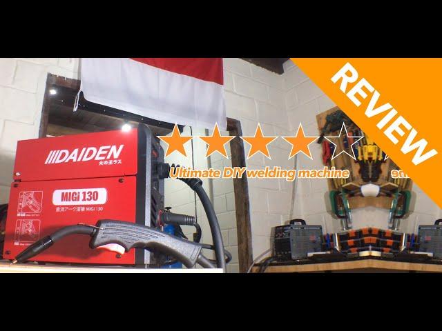 Review Daiden MIGi 130 mesin las mig flux core tanpa gas CO2 termurah