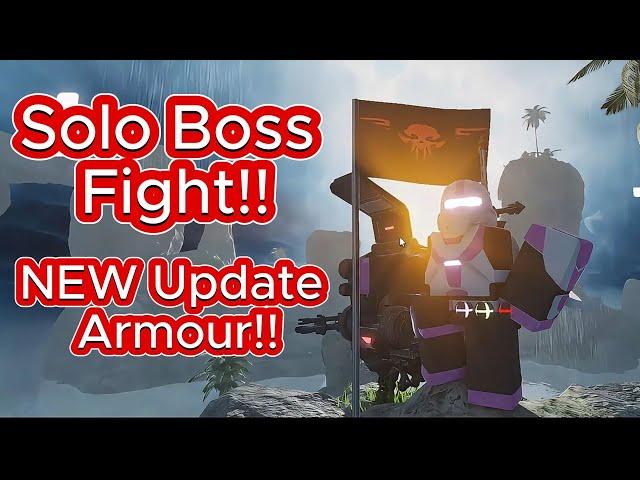 Roblox - DARKDIVERS Update Armour - Gameplay Walkthrough 4K (No Commentary) Solo Boss Fight Showcase