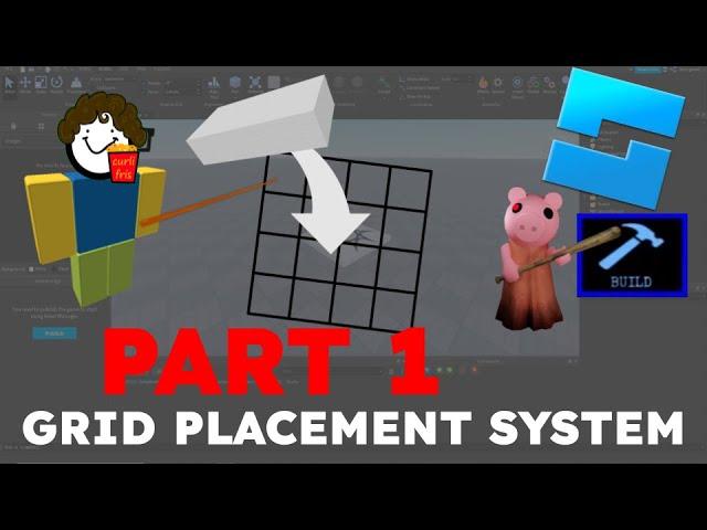 GRID PLACEMENT System in Roblox Studio *Tutorial* (Piggy Build Mode Tutorial PT. 1)