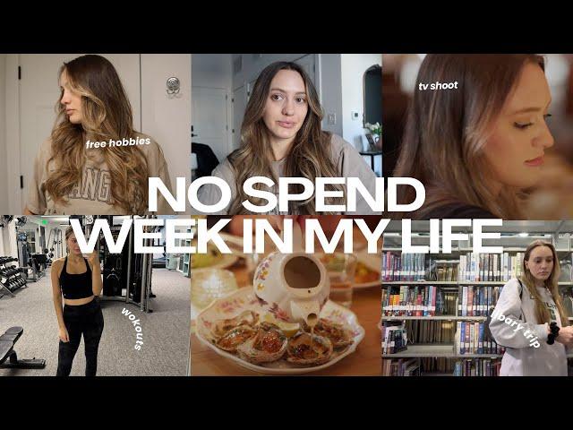 NO SPEND WEEK CHALLENGE  essential spending ONLY, what I spent, affordable hobby ideas