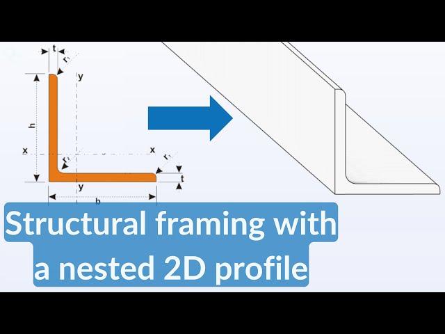 Revit family - Structural framing- parametric L-shape beam with a nested 2D profile