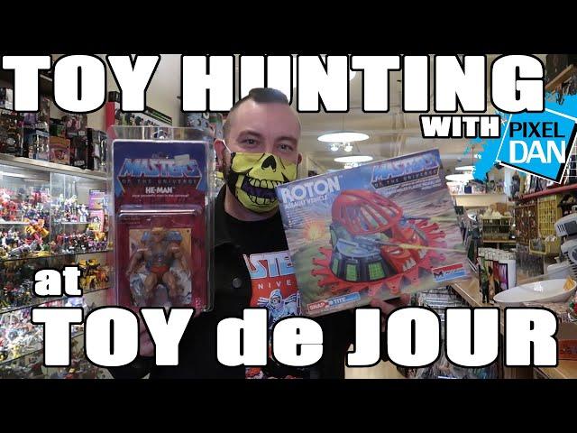 TOY HUNTING with Pixel Dan at Toy de Jour | Masters of the Universe Grail Find!