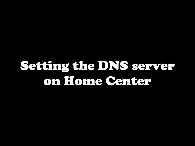 [Tutorial] Fibaro - Setting the DNS server in the Home Center