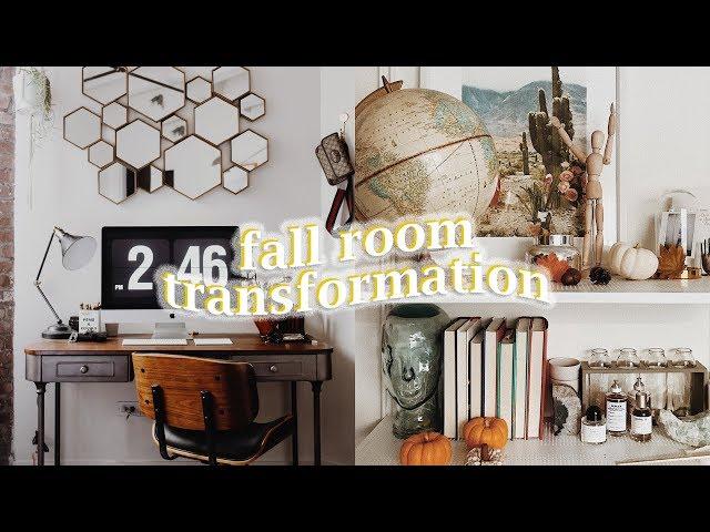 FALL ROOM MAKEOVER  Easy DIY Ideas + Room Tour! // Imdrewscott