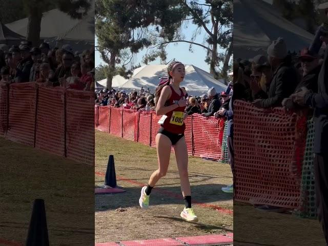 Hanne Thomsen 3x D3 State Cross Country Champion #cifstate #xcrace