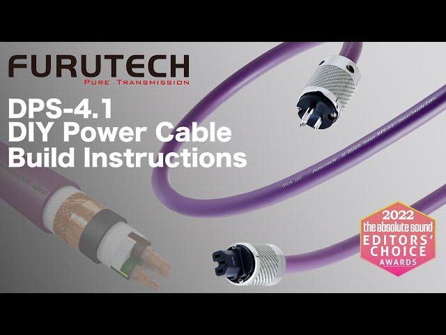 Furutech DPS-4.1 DIY power cord build instructions