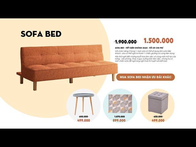 REVIEW SOFA BED | SOFA GIƯỜNG GIÁ RẺ | VIETHOMIE