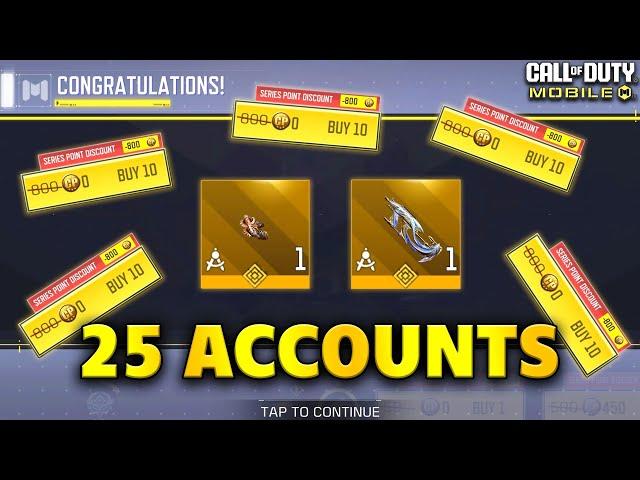 Zodiac Series Armory | 25 Accounts... Free 10 Spins  | COD Mobile | CODM