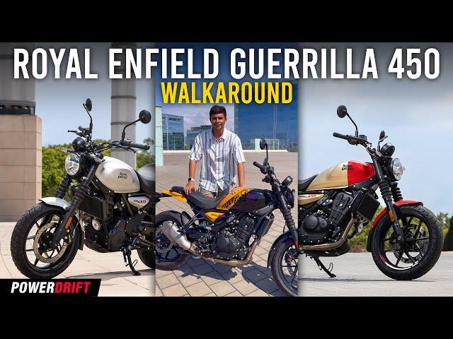 Royal Enfield Guerrilla 450 Launched At ₹2.39 Lakh | First Look | PowerDrift QuickEase