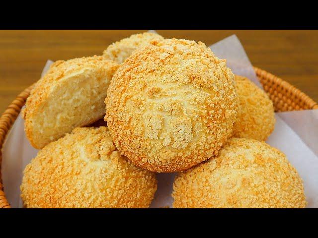 How to make Soft and Sweet Streusel Bread ⎮ Korean Soboro-Bbang Recipe