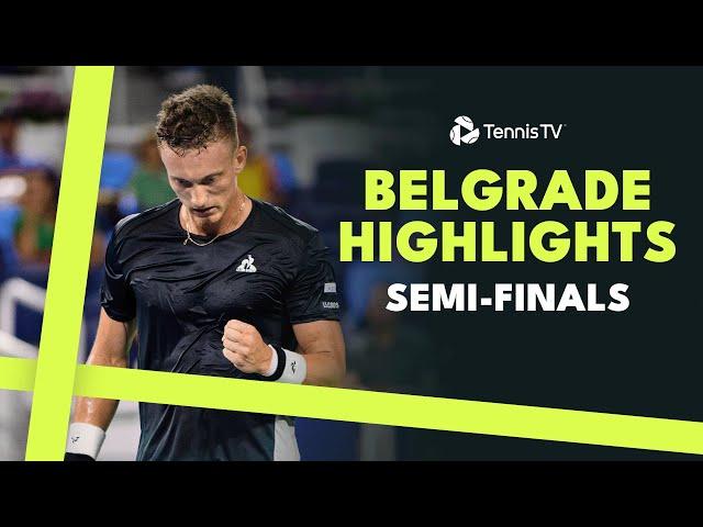 Shapovalov Faces Lehecka; Medjedovic Vs Djere | Belgrade 2024 Semi-Final Highlights