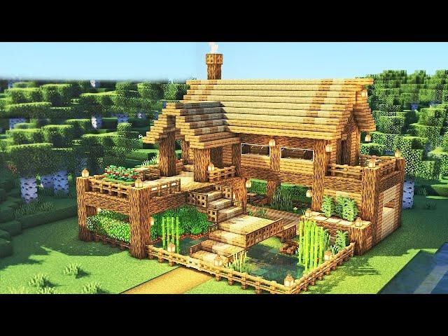 Minecraft Survival Haus bauen Tutorial 1.19 - Großes Haus bauen in Minecraft Survival Tutorial