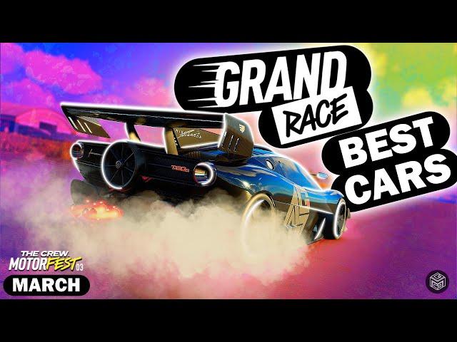 CURRENT GRAND RACE META - Motorfest's FASTEST CARS in Each Class (March 2024)