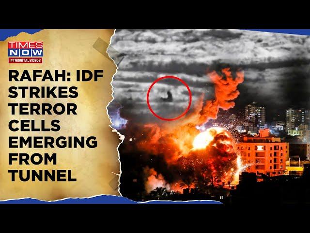 IDF Strikes Terror Cell Emerging From Tunnel| Deadly Drone Attack In Rafah| Onslaught On Cam| Watch