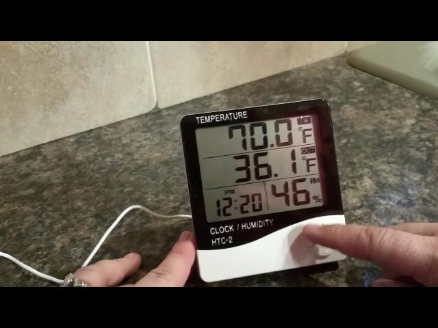 Digital Hygrometer Indoor Humidity Meter and Temperature Monitor