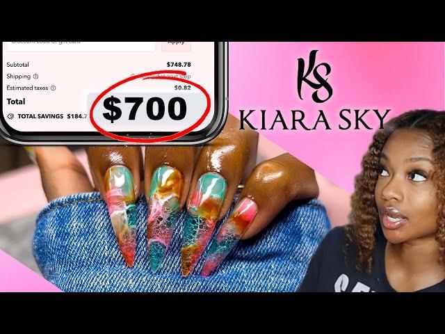 $700 Kiara Sky Unboxing !  | Nail Supply Haul