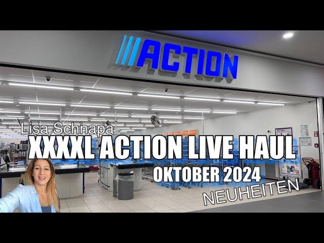 XXXL ACTION LIVE HAUL | OKTOBER 2024 | HALLOWEEN DEKO | WEIHNACHTSDEKO |  NEUHEITEN