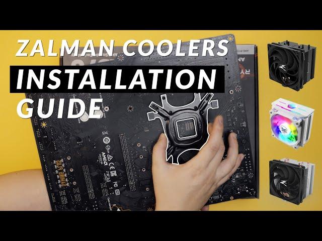 How to Install Zalman CPU Coolers - Bracket Installation Guide