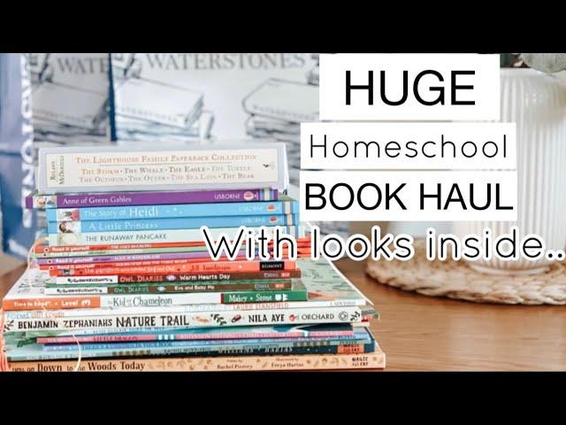 HUGE HOMESCHOOL BOOK HAUL || readers/chapter books/storybooks