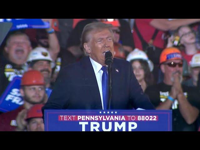 Donald Trump full speech at Latrobe, PA rally (Oct. 19, 2024)