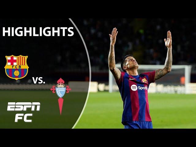 BARCELONA WITH THE COMEBACK  Barcelona vs. Celta Vigo | LALIGA Highlights | ESPN FC