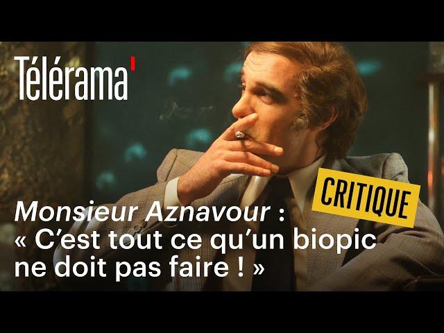 “Monsieur Aznavour”, avec Tahar Rahim  : un biopic qui veut trop en dire