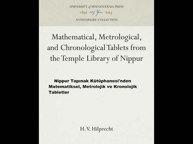 Mathematical, Metrological, and Chronological Tablets from the Temple Library of #nippur #cuneiform