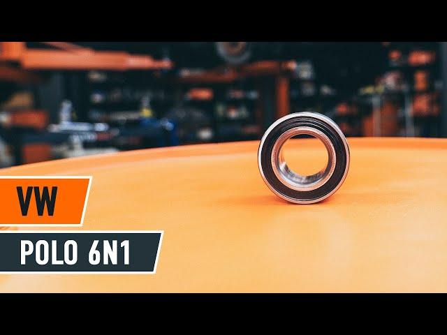 How to change front wheel bearing on VW POLO 6n1 [TUTORIAL AUTODOC]