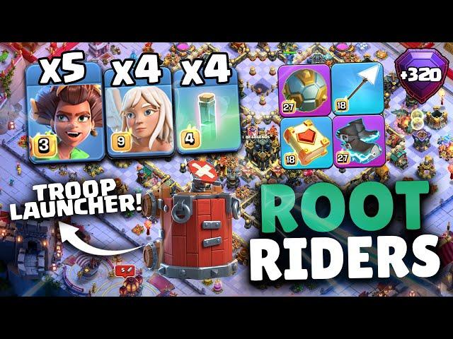 +320 | NEW Root Rider Valkyrie Spam Attack Strategy TH17 | Legend League Attacks #2 | Clash of Clans