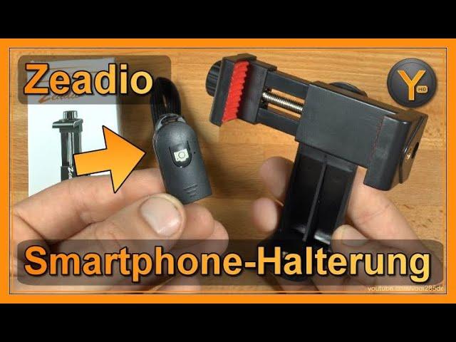 Zeadio Smartphone Stativ-Halterung mit Bluetooth-Fernauslöser