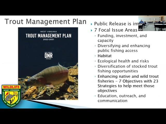 West Virginia brook trout update at EBTJV meeting