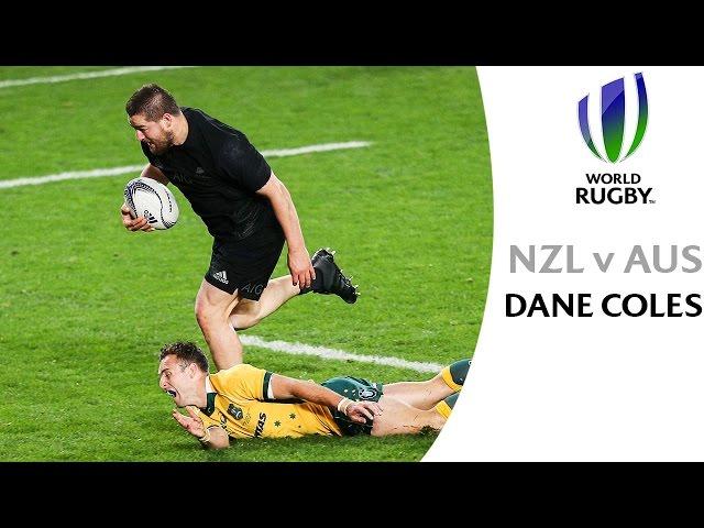 Dane Coles speeds to powerful try - NZL v AUS highlights