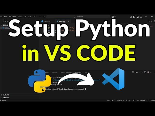 How to Run Python in VS Code on Windows 10/11 [2025] | Run Python Program in VS Code