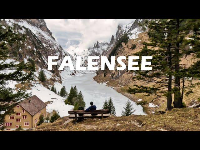 Hike to an incredible mountain lake with the best bench in the SWISS ALPS - Fälensee!