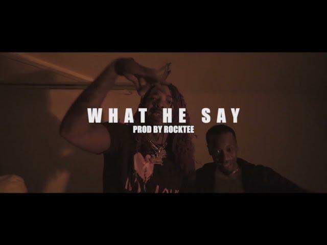 WHAT HE SAY - Petey Blanko feat. Doe Dollaz (official music video)