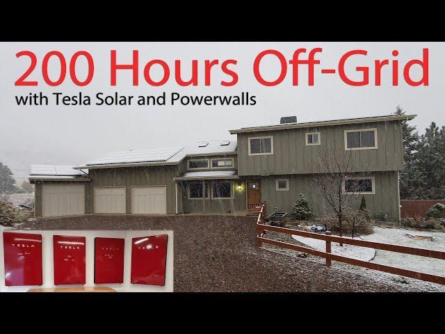 Can You Survive Off-Grid with Tesla Solar & Powerwalls?