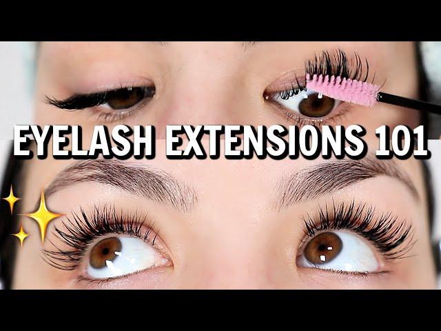 EYELASH EXTENSIONS 101 | Everything You NEED To Know About Eyelash Extensions