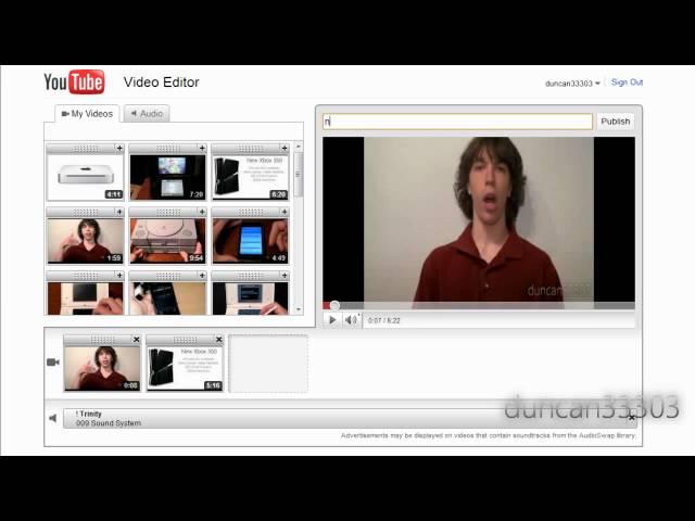 YouTube Video Editor Tutorial