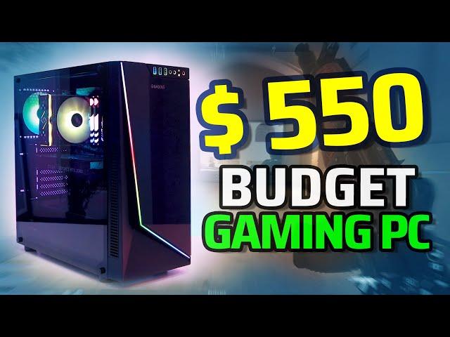 UNDER $600 Gaming PC - ALL NEW Parts with HIGH FPS!!