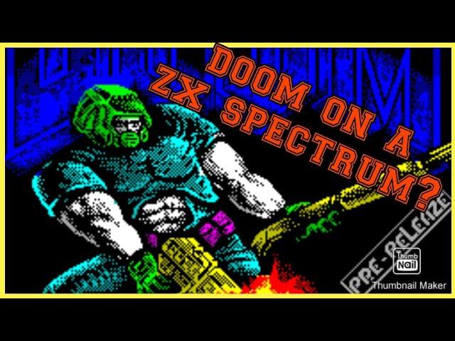 DOOM RUNNING ON... 40 YEAR OLD COMPUTER?  ZX SPECTRUM #wtf #wow #retrogaming #impisible #doom