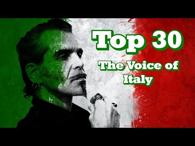 My Top 30 Blind Auditions - The Voice of Italy