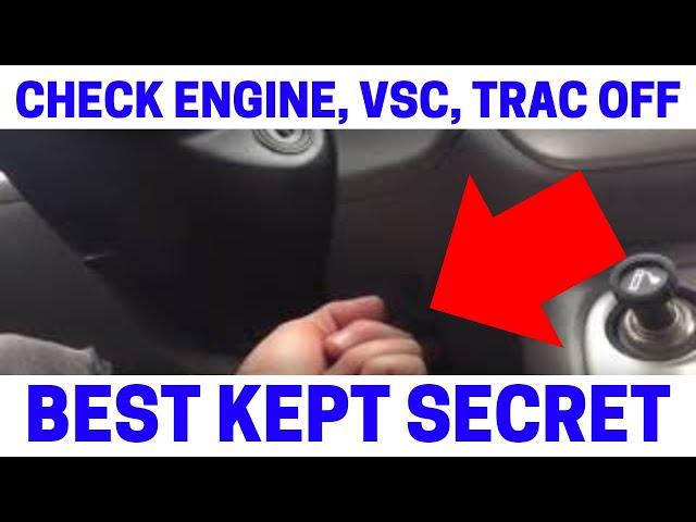 (Part 3) How To Fix Your Check Engine, VSC, Trac Off Warning Lights